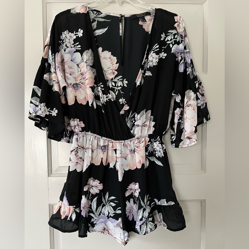 Forever 21 Floral Romper